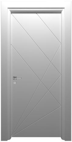 an open door on a white background with lines and shapes in the middle, as if it were made out of metal