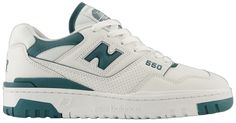 Green New Balance 550, New Balance 550 Green, 550 New Balance, White Gym Shoes, New Balance 550s, Hi Top Vans, Green New Balance, Platform Slip On Sneakers, Size 11 Women Shoes