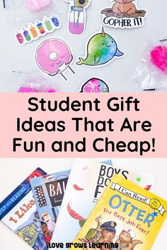 student gift ideas that are fun and cheap for the kids to use in their classroom