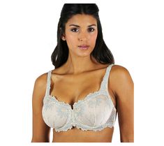 Discover the elegance and support of this underwire bra featuring exquisite embroidery and a secret side panel inside cups for an enhanced lift. Its banded design below the underwire ensures a comfortable fit, while the leotard back promises all-day comfort. From Lunaire. Bra Sets, Bra Models, Bra Set, Underwire Bra, Panel Siding, Leotards, Shapewear, Plus Size Fashion, Comfort Fit