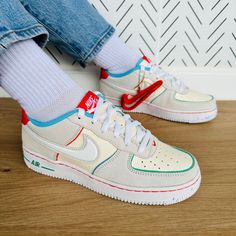 🤩Nike AIR FORCE 1 Big Kids Retro shoes 6Y LOW LV8 HOLIDAY COOKIES GS FQ8350-110 Nike Air Force 1 For Kids, Nike Air Force 1 Kids Size 2, Custom Nike Airforce 1 Kids, Big Kids Shoes, Shoes Nike Air Force, Shoes Nike Air, Nike Air Force 1 Low, Retro Shoes, Heritage Fashion