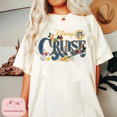 Disney Cruise Shirts, Captain Mickey Shirt, Disney Cruise Family Shirt, Cruise Line Shirt, Let's Cruise Shirt Disney Summer T-shirt With Letter Print, Summer Disney T-shirt With Letter Print, Disney Letter Print T-shirt For Summer, Summer Crew Neck Shirt For Disney Fan Events, Disney T-shirt For Summer Fan Merchandise, Disney Fan Merchandise T-shirt For Summer, Summer Disney Fan Merchandise T-shirt, White T-shirt For Disney Trips In Summer, Disney Cartoon Print Summer Shirt