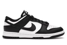 Nike Dunk Low Retro White Black Panda (2021) (Women's) - DD1503-101 - US Nike Dunk Low Black White, Dr Shoes, Nike Swoosh Logo, Nike Models, Sneaker Release, Nike Dunk Low, Dunk Low, Nike Dunk, Nike Sb