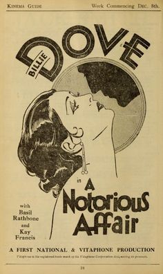 an advertisement for the movie love in a not - so - afraid affair with a woman kissing