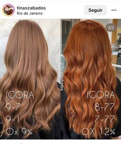 Loreal Sizzling Copper, Winx Saga Bloom Hair, Light Auburn Hair Formula, Copper Hair Formula Igora, Igora Royal Copper Formulas, Igora Hair Color Formulas, Igora Royal Color Chart, Igora Royal Copper, Coper Hairstyles Color