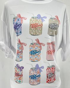 The perfect shirt for a Dr. pepper lover.  Our T-shirts are made with sublimation in.  Unisex Sizing  50/50 poly/cotton Gilden blend Dr Pepper Shirt, Coquette Shirt, Shirt Coquette, Girls Shirt, Dr Pepper, Perfect Shirt, 50 50, Shirts For Girls, Gift For Lover