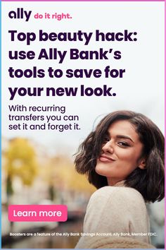 Move money on a schedule that makes sense for you with buckets and boosters. Recurring transfers is just one of Ally Bank’s tools designed to help you save for the things that matter to you. Tap the Pin and learn more. Ally Bank, Flawless Makeup Tutorial, Auto Illustration, Baking Makeup, Makeup Tip, Sonic Screwdriver, Beauty Makeover, Pencil Design, How To Apply Eyeshadow