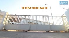 there is a sign that says telescopic gate