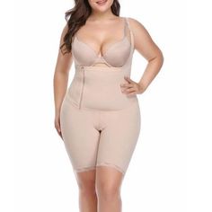 Seamless Open Bust Full Body Plus Size Body Shaper Shapewear Plus Size Shapewear, Body Plus Size, Full Body Shaper, Open Bust, Women Waist, Full Body Suit, Shapewear Bodysuit, Women's Shapewear, Body Shaper