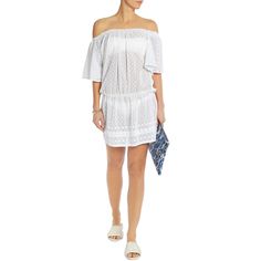 Melissa Odabash Michelle Off The Shoulder Embroidered Gauze Mini Dress & Beach Cover Up - Women’s Size Large Dress Gauze Embroidered Elasticated Neckline Crochet Trims Elasticated Waist Slips On Approximately 29” Long Non-Stretchy Fabric Lightweight Fabric Hand Washable 100% Rayon New With Tags Casual Embroidered Dresses For Beach Season, Casual Off-shoulder Vacation Dresses, Chic Embroidered Mini Dress For Beach, Short Sleeve Embroidered Dresses For Beach Season, Embroidered Off-shoulder Dress For Vacation, Casual White Dresses For Resort Season, White Casual Dress For Resort Season, Embroidered Summer Mini Dress For Beach, Casual Off-shoulder Beach Dress