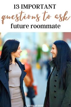 questions to ask future roommate, college