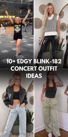 Doc Martens Concert Outfit, Punk Rock Concert Outfit, Rock Concert Outfits, Edgy Concert Outfit, Punk Rock Concert, Blink 182 Concert, Concert Outfit Rock, Black Leather Outfit, Outfits To Try