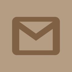 an email icon with the letter m in it's center, on a brown background