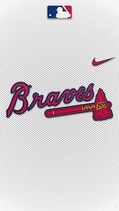 the atlanta braves logo on a white background