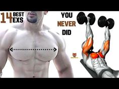 an image of a man doing exercises with dumbbells and the words 11 best flexes you never did