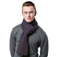 These scarves features timeless herringbone designs. Crafted of the finest 100percent lightweight, acrylic fibers, to ensure your scarf will keep you warm n’ toasty for a nice long while. Highly durable yet feathery soft and breathable with no pilling, shrinking or stretching. Size: s. Color: grey/purple. Gender: male. Age Group: adult. Pattern: Solid. Casual Winter Scarves, Mermaid Hat, Cashmere Winter Scarf, Mens Cashmere Scarf, Scarf For Men, Scarf Bib, Elegant Scarves, Herringbone Design, Soft Scarf