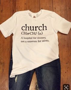 Church Outfit Fall, Christian Shirts Designs, Booties Outfit, Church Outfit, Ayat Alkitab, Thrifted Outfits, Shirts To Make, Cute Shirt Designs, Tumblr Outfits