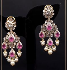 Jadtar Set, Jewellery 2023, Vintage Indian Jewelry, Wedding Stills, Diamond Jewelry Earrings, Gold Earrings Models, Polki Earrings, Bridal Diamond Jewellery