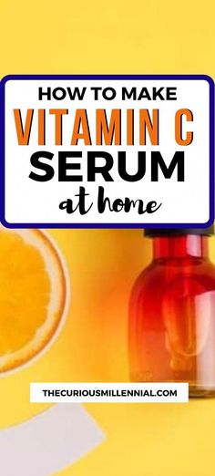 Wondering how to make diy vitamin c serum at home? Read this post to learn a simple recipe for a homemade vitamin c serum using orange peel. Face Wash Diy, Body Wash Diy