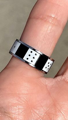 CHECKERED DICE RING – Cyberspace Shop Cupid Ring, Ace Ring, Thorn Ring, Skater Outfits, Owl Ring, Edgy Jewelry, Fire Ring, Dragon Ring, Digital Closet