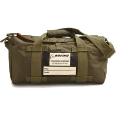 Like Boeing aircraft, this stow bag carrying the company name is as functional as it is attractive. On the outside is a khaki nylon body with comfortable canvas handles and an adjustable shoulder strap. The interior is a bright orange, which is fashionable while also making it easier to identify personal belongings that you need. It measures 17.5 x 9 x 8 inches. For a no-nonsense stow bag that also looks great, you can’t do better than this one. Canoe Accessories, Flight Bag, Ipad Bag, Orange Interior, Orange Bag, Nylon Bag, Online Bags, Duffel Bag, Camera Bag