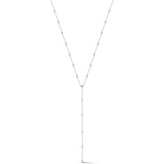 Sofer Jewelry - Diamond By The Yard Lariat Necklace in 14K White Gold Timeless Single Strand White Gold Jewelry, White Gold Lariat Diamond Necklace For Formal Occasions, Formal White Gold Lariat Diamond Necklace, Classic Lariat Necklace With 17 Jewels For Formal Occasions, Classic Formal Lariat Necklace With 17 Jewels, Luxury Lariat Drop Necklace For Formal Occasions, Luxury Drop Lariat Necklace For Formal Occasions, Luxury Drop Lariat Necklace For Formal Events, Luxury Formal Drop Lariat Necklace