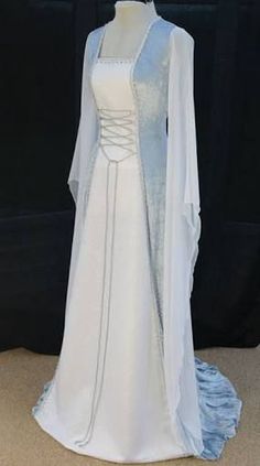 Handfasting Dress, Elven Dress, Medieval Gown