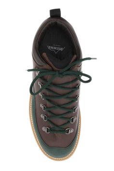 Leather Roccia Basso lace-ups by DIEMME with contrasting rubber inset and hiking-like lace-up closure. Embossed lettaring logo on the concealed togue, leather interior with removable insole, gros grain loop tab and notched rubber sole. Spare laces included. Size Info IT Color Detail Mixed colours Made In Italy Material 100% leather Season One fall Season Two winter Product shoes Brand Diemme Size And Fit Heel Height = 3 cm Crossbody Tote Bag, Moon Boots, Crossbody Tote, Small Leather Goods, Leather Interior, Designer Sunglasses, Men Necklace, Shoe Brands, Jimmy Choo