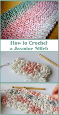 how to crochet a jasmine stitch