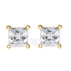 Maulijewels 2.00 carat natural princess cut diamond stud earrings in 14k solid yellow gold coming with secure push back. There are 2 princess cut diamond having total weight 2.00 carat, 1.00 carat each stone. Color of white diamond is G-H & Clarity SI1-SI2. This is a perfect earrings for daily wear. This earrings comes with a free gift box. Maulijewels Ladies Earrings. SKU: MS0200-YB-PR. Color: White. Metal Type: Yellow Gold. Metal Stamp: 14k. Gem stone type: Diamond. Stone weight: 2ct. Number of stones: 2. Stone clarity: SI1-SI2. Stone shape: Princess. Stone color: G-H. Earrings style: Stud. Maulijewels 14K Yellow Gold 2.00 Ct TW Natural Princess Cut Diamond Stud Earrings With Push Back. 2 Princess, Gold Models, Princess Cut Diamond, Diamond Stud Earrings, Fragrance Gift Set, Earring Crafts, Princess Diamond, Diamond Stud, Gem Stone