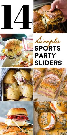 Sandwiches For Super Bowl, Superbowl Slider Recipes, Game Day Sliders, Party Sliders, Easy Slider Recipes, Slider Sandwiches, Party Sandwiches