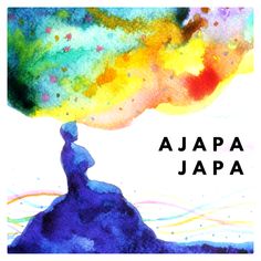 the cover art for ajapa japa's album, featuring an image of a man