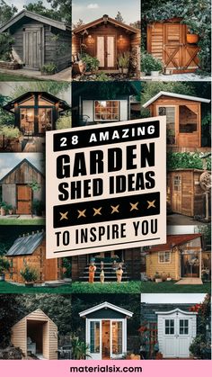 28 unique and stylish garden shed ideas for creative inspiration. Garden Sheds Ideas, Backyard Raised Garden, Practical Garden, Ideas For Storage