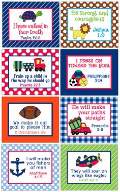 four different printables for children's birthday cards with the words, i will make