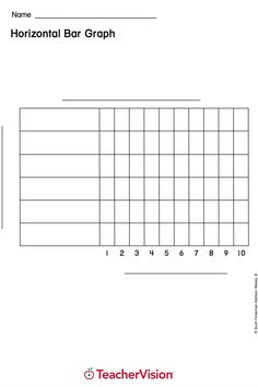 the horizontal bar graph worksheet for students to practice their math skills and help them learn