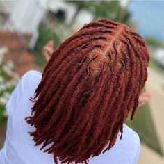 Coloured Locs, Color Locs, College Hair, Colored Locs, Colored Dreads, Loc Ideas, Long Dreads, Beautiful Locs