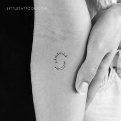 Sun And Saturn Tattoo, Moon Simple Tattoo, Eclipse Tattoo Minimalist, Matching Tattoos Sun And Moon, Small Mexican Tattoo For Women, Simple Sun And Moon Tattoo, Minimalist Sun Tattoo, Minimalist Travel Tattoo, Small Sun And Moon Tattoo