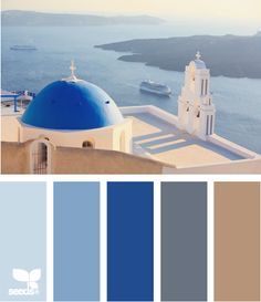 the color scheme is blue and white