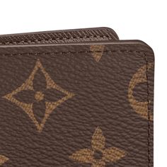 LOUIS VUITTON® - Pocket Organizer - Brown Louis Vuitton Organizer, Louis Vuitton Official Website, Pocket Organizer, Louis Vuitton Official, Color Stripes, Small Leather Goods, Men's Collection, Monogram Canvas, Credit Cards