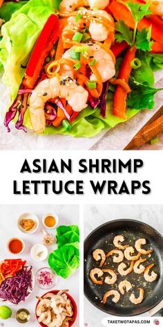 Asian Shrimp Lettuce Wraps - Take Two Tapas