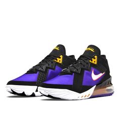 Includes: 100% Authentic! New In Box! Nike Lebron 18 Low Acg Terra Colorway: Black-White-Fierce Purple Released: 2021 Size: 13 Thank You For Your Business! Sneaker_doodle2019 Purple Low-top Basketball Shoes With Air Max Cushioning, Nike Purple Basketball Shoes For Sports, Purple Nike Basketball Shoes For Sports, Casual Purple Basketball Shoes For Training, Nike Purple Basketball Shoes With Boost Midsole, Purple High-top Basketball Shoes With Air Max Cushioning, Sporty Purple Basketball Shoes, Casual Purple Basketball Shoes With Air Max Cushioning, Purple Basketball Shoes For Sports