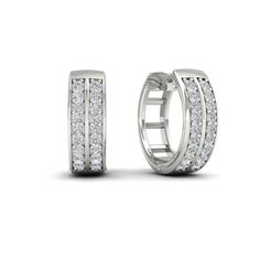 SKU MGSEAR10989 DIAMOND SHAPES ROUND # OF DIAMOND 36 CT. TOTAL WEIGHT 0.43 TOTAL METAL GRAMS 3 Gms WIDTH 7.50 MM CLARITY SI2 COLOR G CUT Very Good Classic White Huggie Diamond Earrings, Classic White Huggie Earrings With Diamond Accents, Formal White Brilliant Cut Huggie Earrings, White Vvs Clarity Huggie Earrings For Formal Occasions, White Huggie Earrings For Formal Occasions, White Diamond Cut Huggie Earrings For Formal Occasions, Formal White Diamond Cut Huggie Earrings, White Diamond Huggie Earrings For Formal Occasions, White Diamond Huggie Earrings For Anniversary