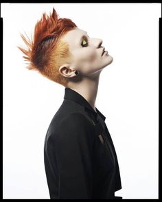 Punk Clothes, Funky Hair, Prom Outfit, Mens Hairstyles Medium, Short Hairdos, Coloring Ideas, Hair Pixie, 2015 Hairstyles