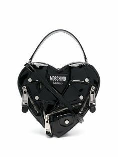 Heart Tote Bag, Luxury Bags Collection, Designer Tote Bags, Heart Bag, Fancy Bags, Pretty Bags, Black Heart, Cute Bags, Teen Fashion Outfits