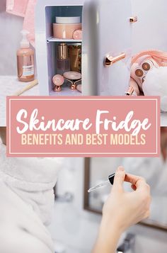 Skincare fridges are all over TikTok and Instagram, here's why you should get one too Miniature Fridge, Favorite Skincare Products, Jade Roller, Makeup Must Haves, Best Model, Setting Spray, Skin Care Essentials