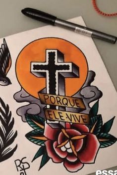 Old School
Tatuagem Cruz
Tatuagem Cristã
Tatuagem Cristã Old School
Tattoo Cruz
Tattoo Cristã
Tattoo Cristã Old School Traditional Tattoo Machine, Cruz Tattoo, Biblical Tattoos, Wrist Tattoo Designs, Traditional Tattoo Designs, Tattoo Old School, Faith Tattoo