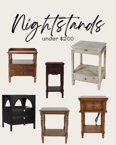 the night stands are under $ 200