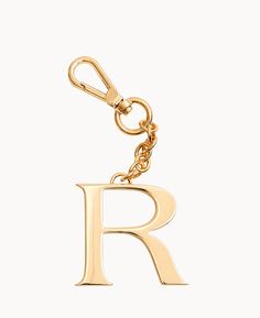 Personalize It    Customize your handbag, keychain, and more with a monogram charm made from jewelry-grade hardware with a special 24k gold coating that protects from signs of wear. Luxury Gold Bag Charm As Gift, Trendy Gold Keychain For Everyday Use, Gold Keychain Bag Charm For Everyday Use, Gold Logo Charm Bag Charm, Trendy Gold Keychains For Gift, Gold Jewelry With Metal Logo For Gifts, Gold Jewelry With Metal Logo As A Gift, Gold Keychains With Lobster Clasp For Everyday Use, Gold Bag Charm With Logo For Everyday Use