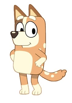 a cartoon cat with big eyes standing up