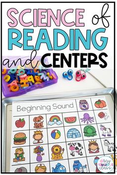 science and reading centers for beginning and ending sounds are great to use in the classroom